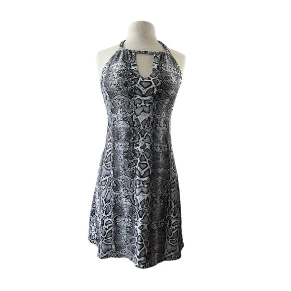 Tommy Bahama Snake High Neck Spa Dress Swim Cover Up Halter Animal Print Small - Picture 5 of 8